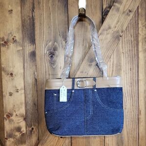Denim Purse,new,12x8